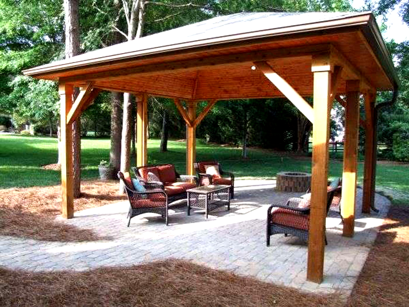 Solid Cedar Pavilion | CH Turner Designs